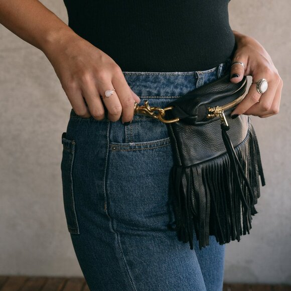 Rais Case The Vida Crossbody Koko double Fringe bag. - Picture 3 of 5